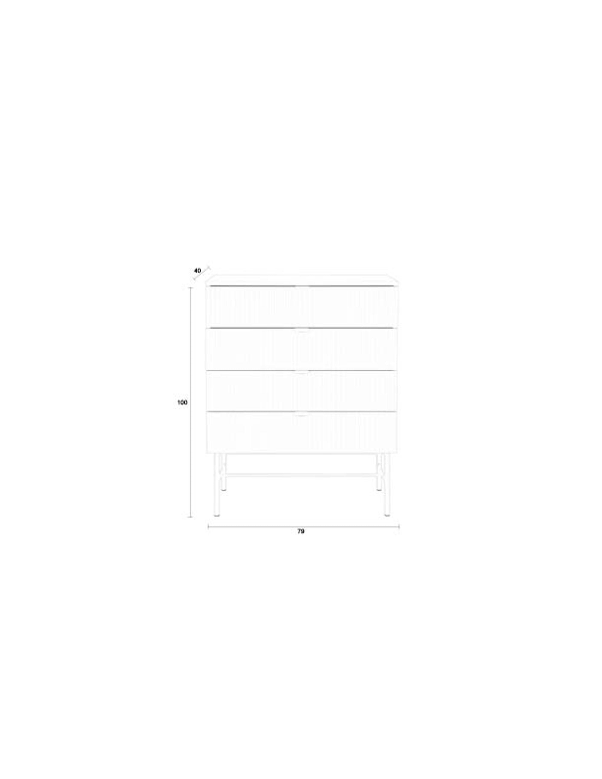 Cayo White Chest of Drawers